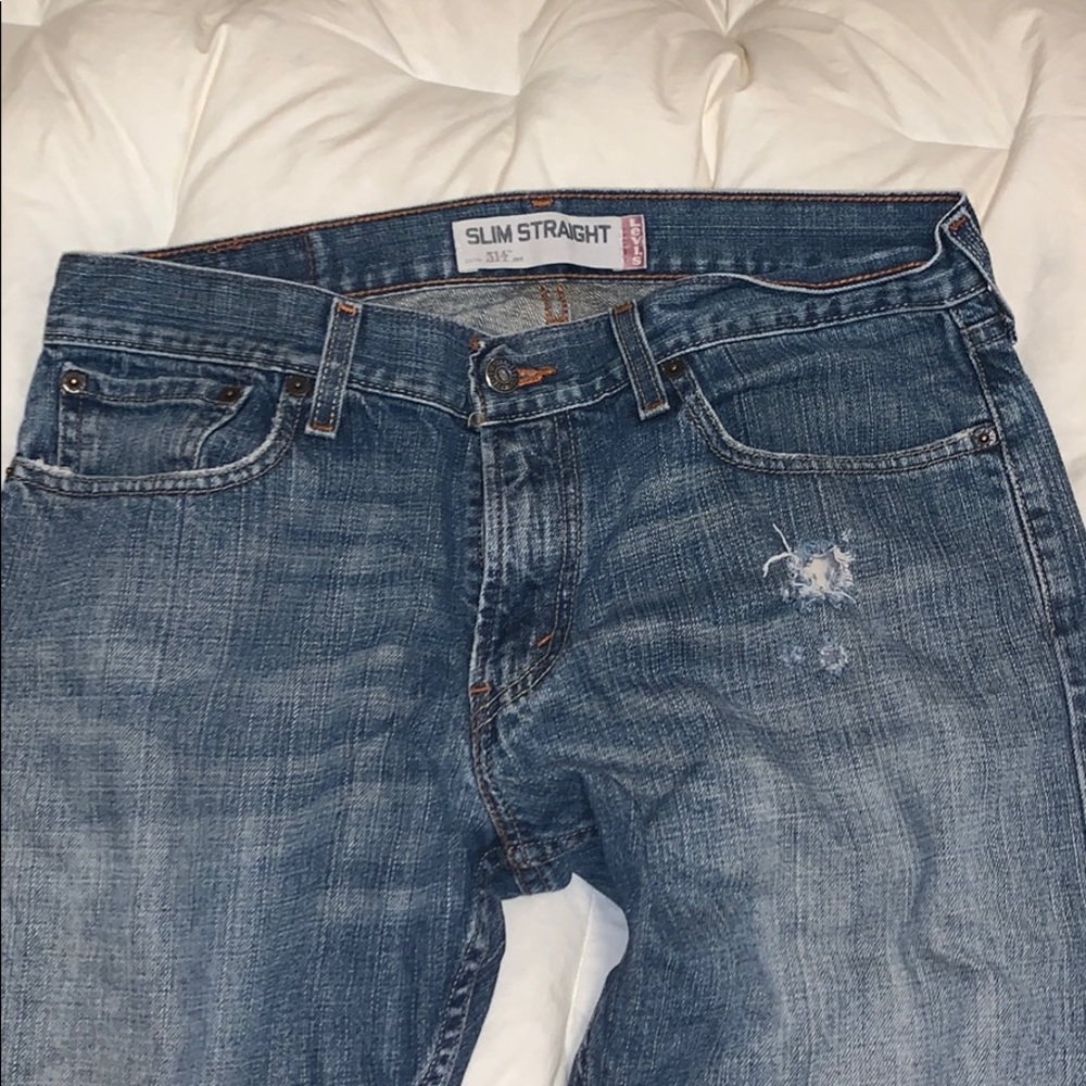 Levi’s 514 Slim Straight Distressed W32 L30